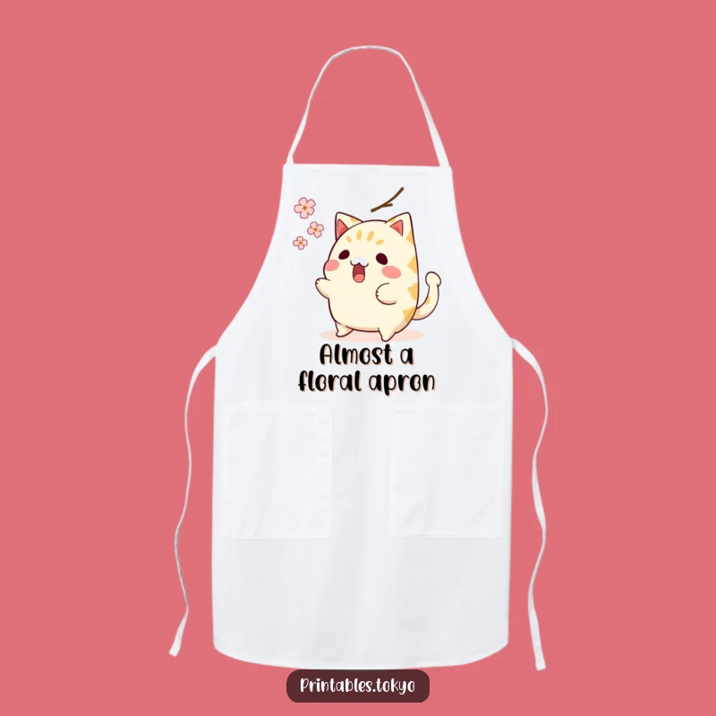 Funny Taiyaki Apron: Surprised Fish Cake Cooking Fun - Hilarious Kitchen Gift