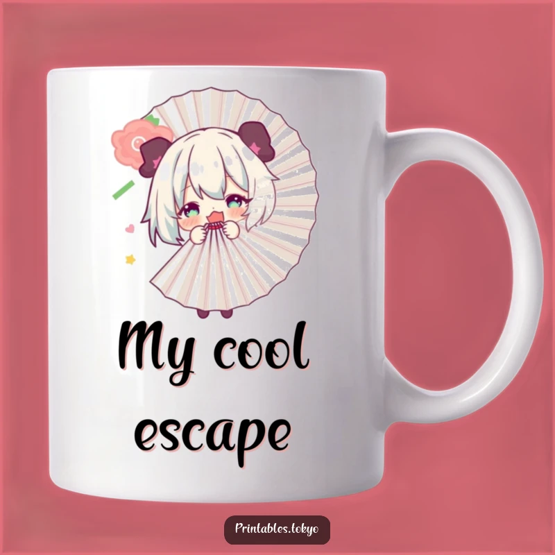 Funny Hiding Character Mug - Playful Peek, Perfect Gag Gift!