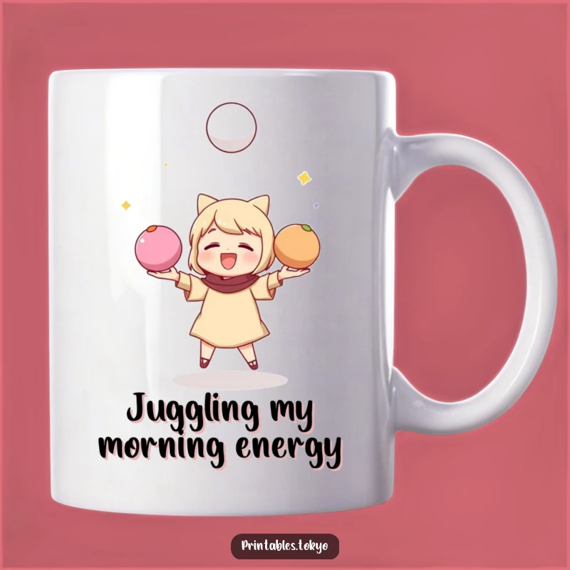 Funny Mochi Juggler Mug - Playful Character Fun, Perfect Gift