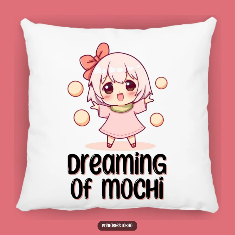 Funny Mochi Pillow: Happy Juggler, Soft Humorous Gift for Cozy Spaces