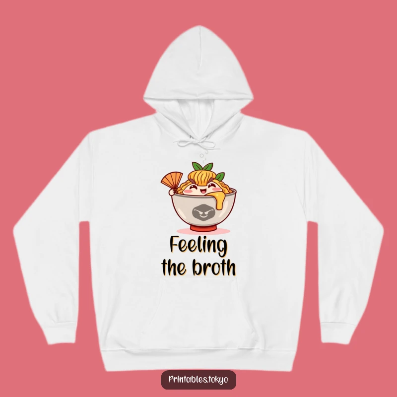 Funny Ramen Fan Hoodie: Cozy Comfort, Steamy Style, Ideal Funny Gift!