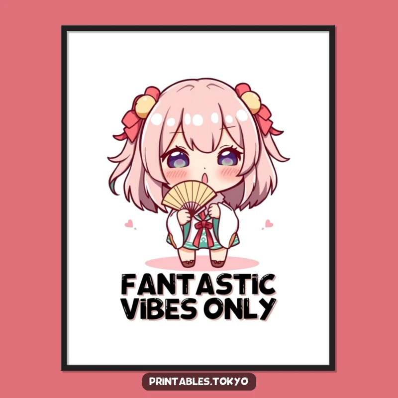 Funny Free Printable Wall Art: Cool Fan Character Playful Downloadable Art