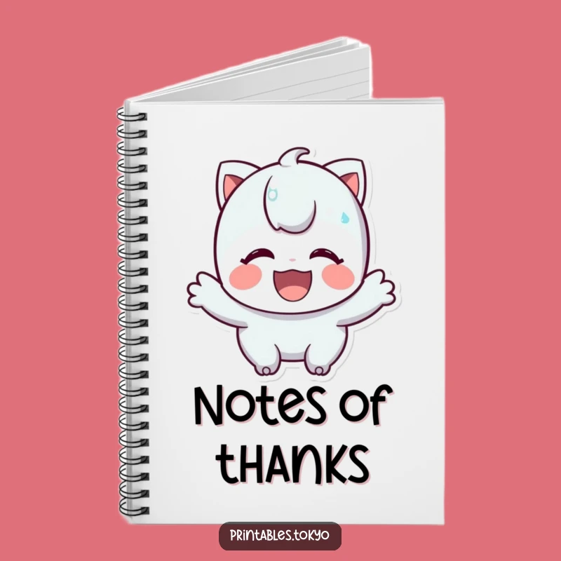 Funny Bowing Notebook - Grateful Thoughts, Perfect Gift for Notes!