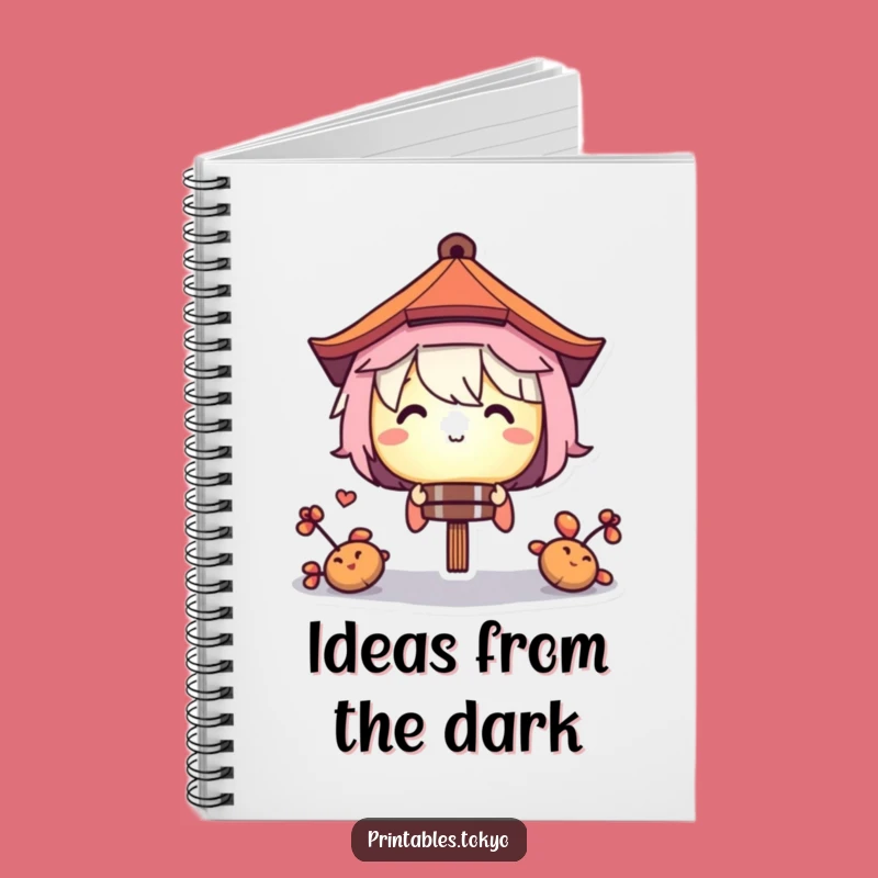 Funny Notebook: Jot Down Secrets Behind a Lantern