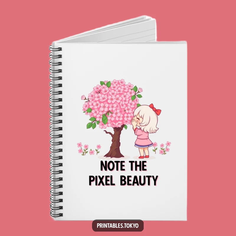 Funny Pixel Garden Notebook: Jot Down Digital Ideas, Creative Gift
