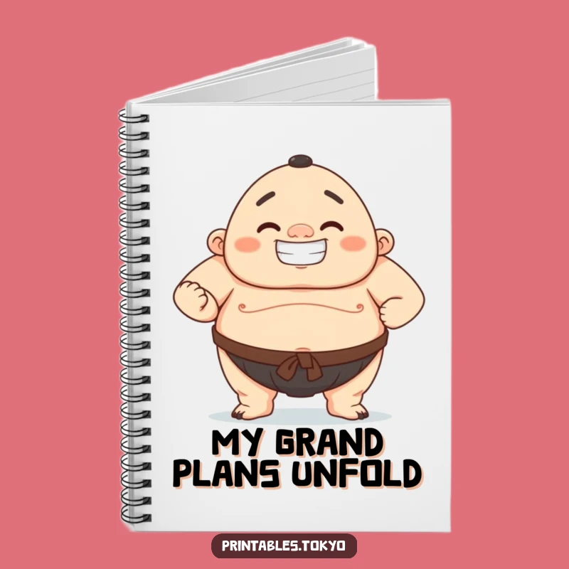 Funny Sumo Champion Notebook: Jot Down Bold Ideas, Creative Gift