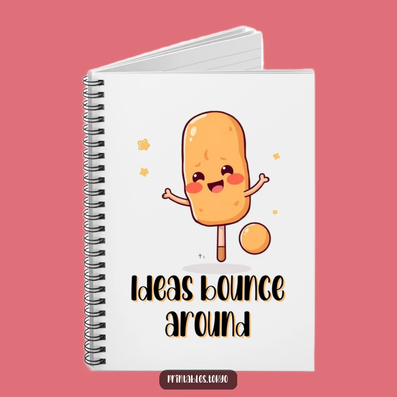 Funny Yakitori Skewer Bounce Notebook: Jot Down Yummy Ideas, A Funny Gift!