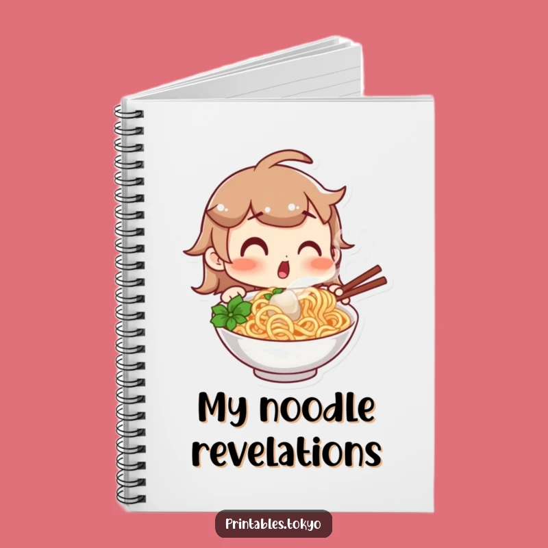Funny Noodle Jotter Notebook: Capture Your Delicious Discoveries