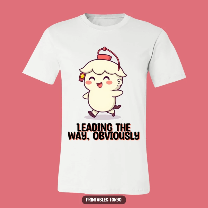 Funny Lantern Walker T-Shirt: Cheerful Character Tee, Your New Favorite Funny Gift Apparel!