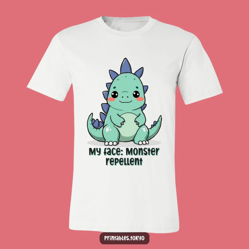 Funny Godzilla Surprise T-Shirt - Silly Face Prank, Perfect Funny Gift