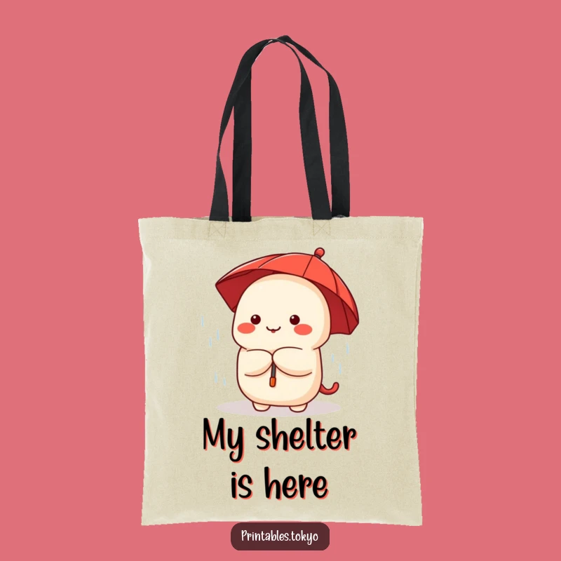 Funny Dumpling Umbrella Tote Bag: Carry Your Day, Cute Rainy Style, Great Funny Gift!